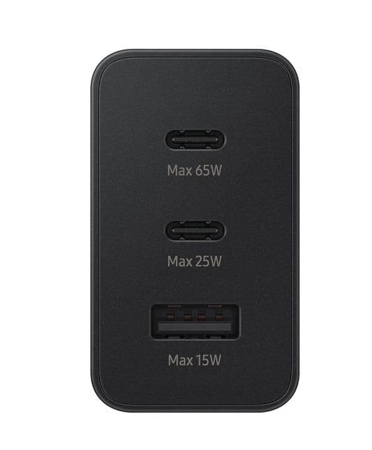 65W PD Power Adapter Trio
USB-C 2 Ports, USB-A Port