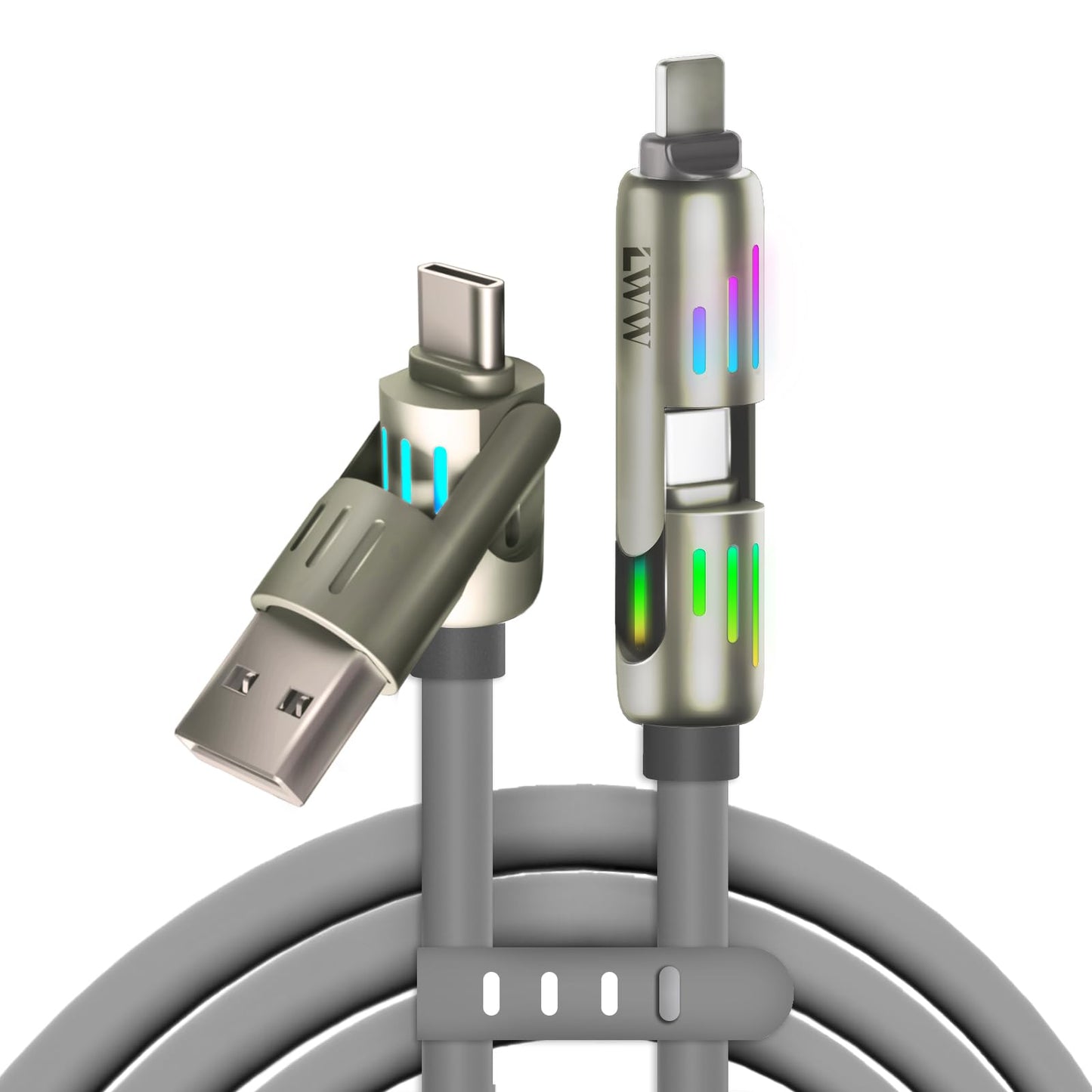 Universal 240W Fast Charging Cable- 4 IN 1