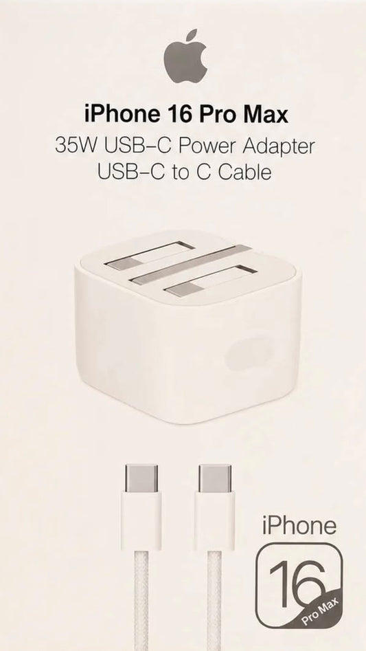 35W USB-C Power Adapter USB-C to C Cable