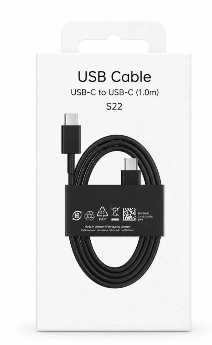 USB Cable USB-C toUUB-C (1.0m) S22