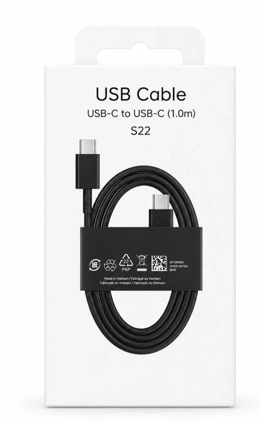 USB Cable USB-C toUUB-C (1.0m) S22