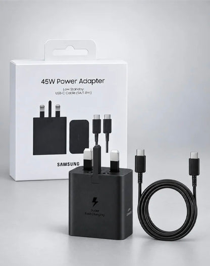 45W Power Adapter
Low Standby USB-C Cable (5A/1.8m)