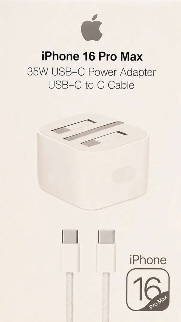 35W USB-C Power Adapter USB-C to C Cable