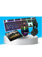 4 in 1 Gaming Combo with Gaming Headphone Mouse Pad Keyboard